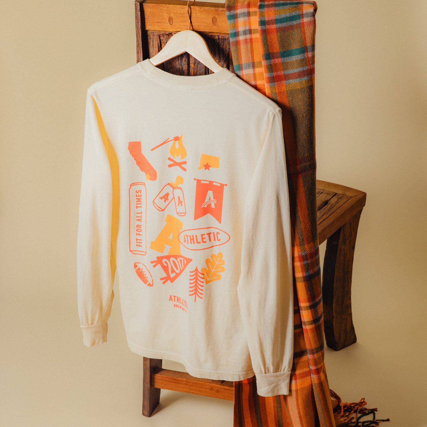 Long Sleeve School Spirit - Ivory