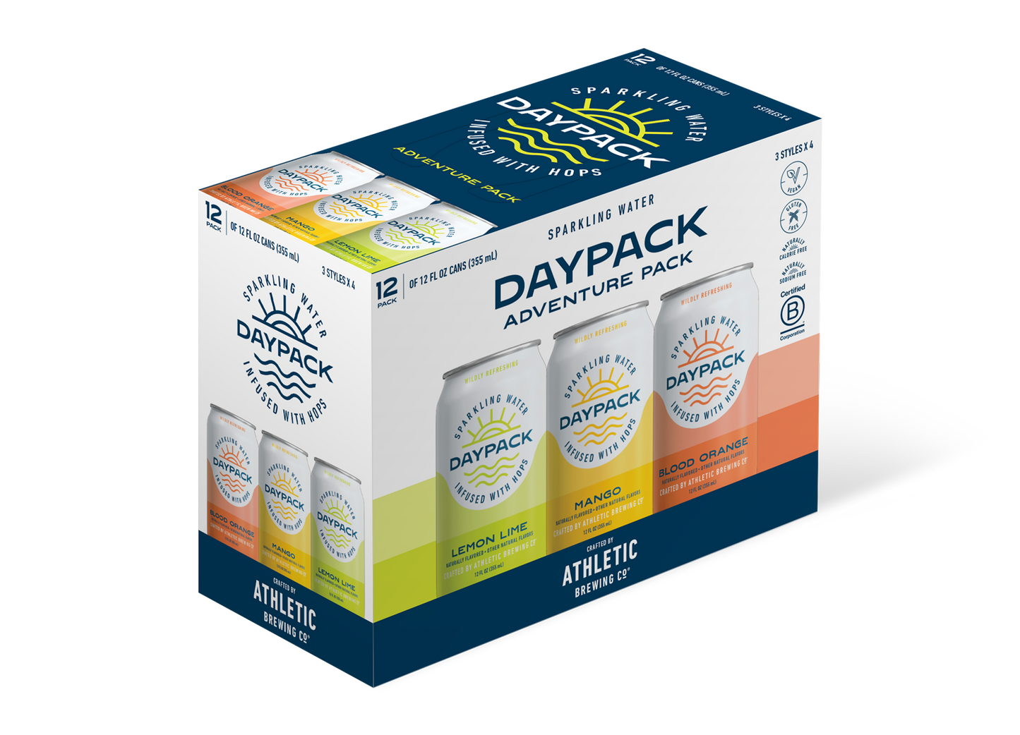 DayPack Adventure Pack Mixed 2/12/12oz Can Case US