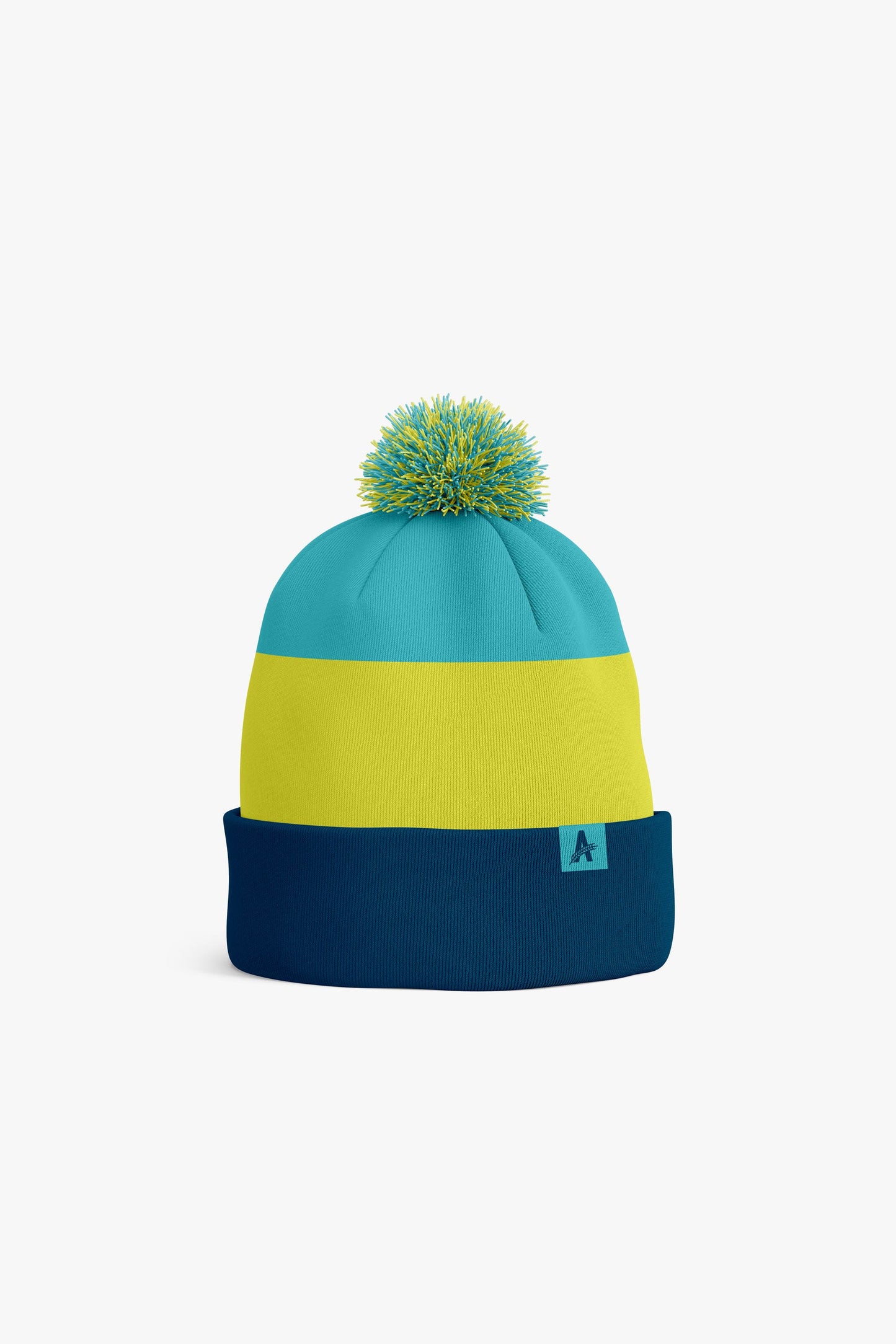 Run Wild Striped Knit Beanie