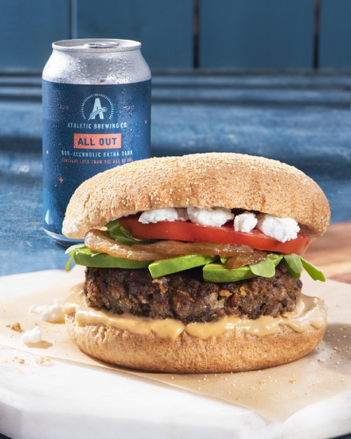 Loaded Veggie Black Bean Burgers