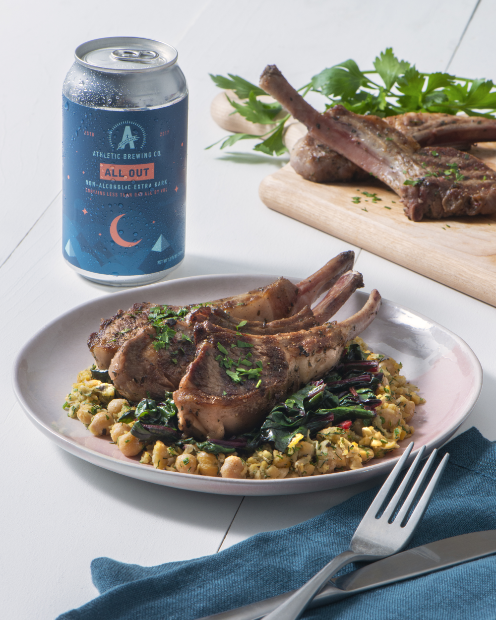 Stout Grilled Lamb Chops