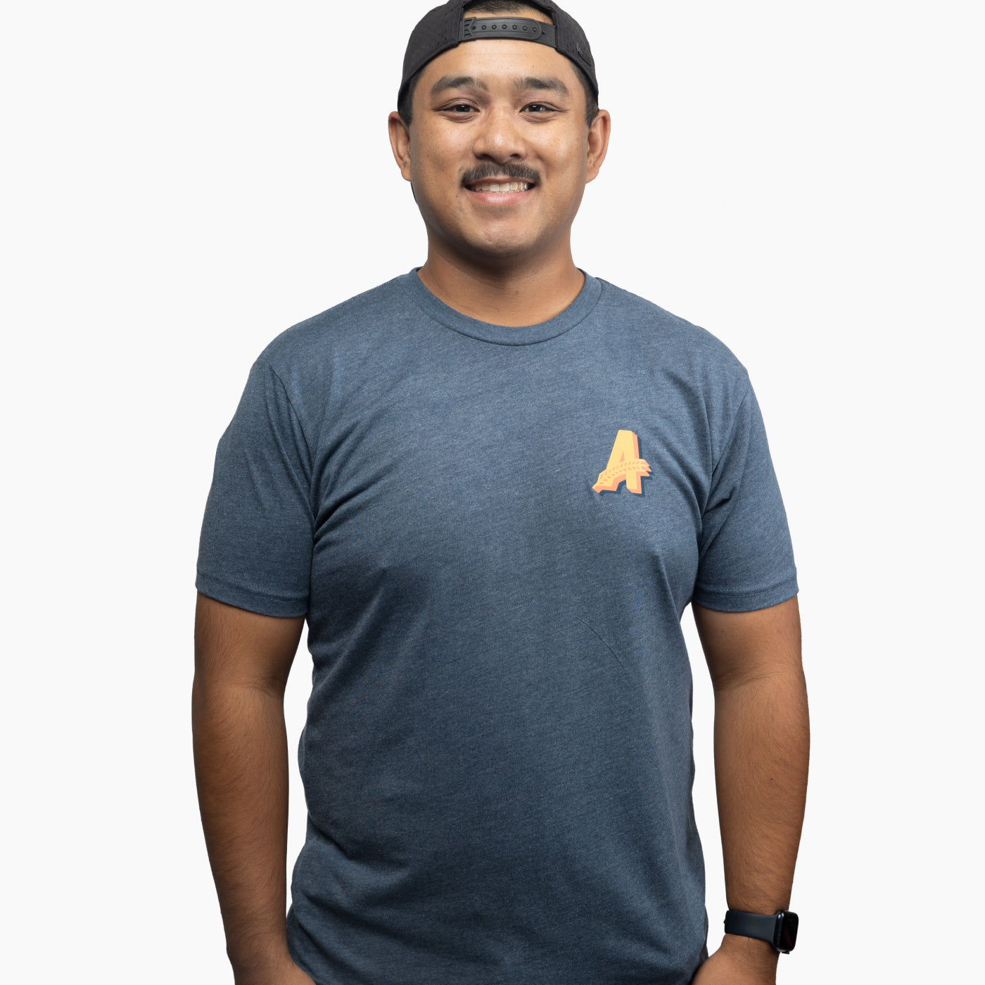Trailhead Short Sleeve Tee- Indigo