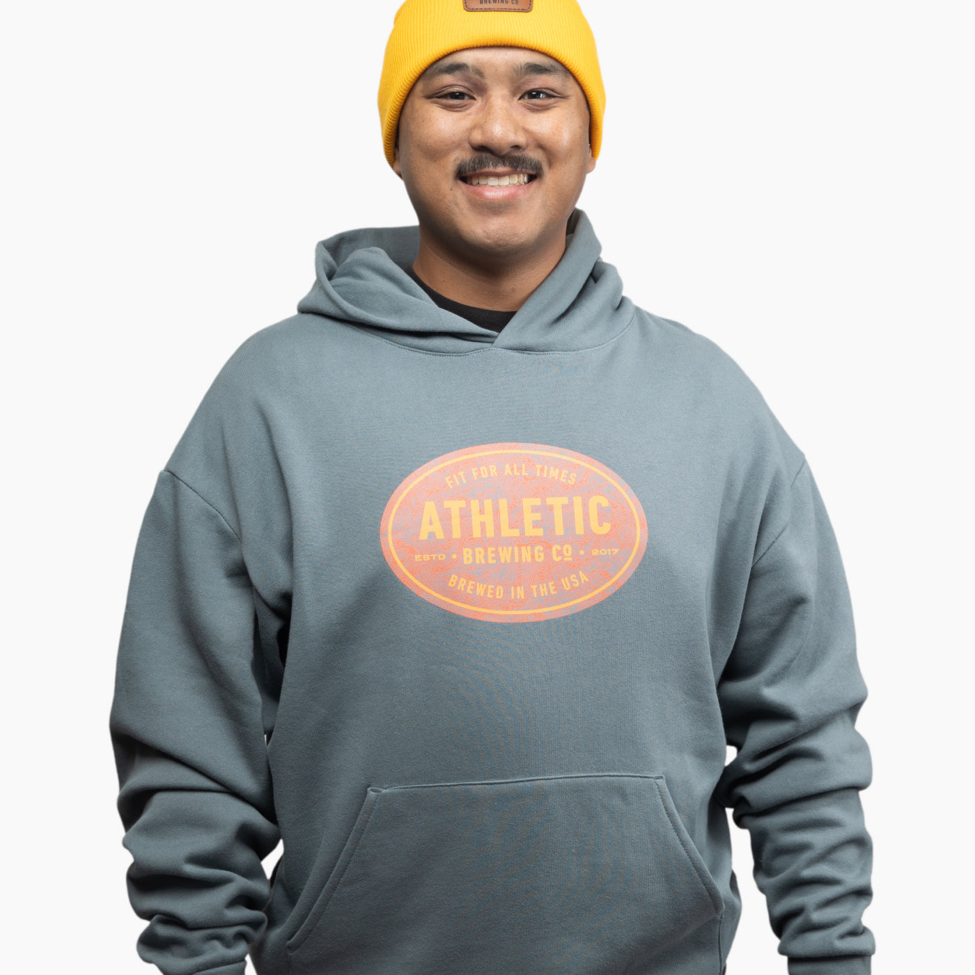 Stamp Hoodie - Blue Magic