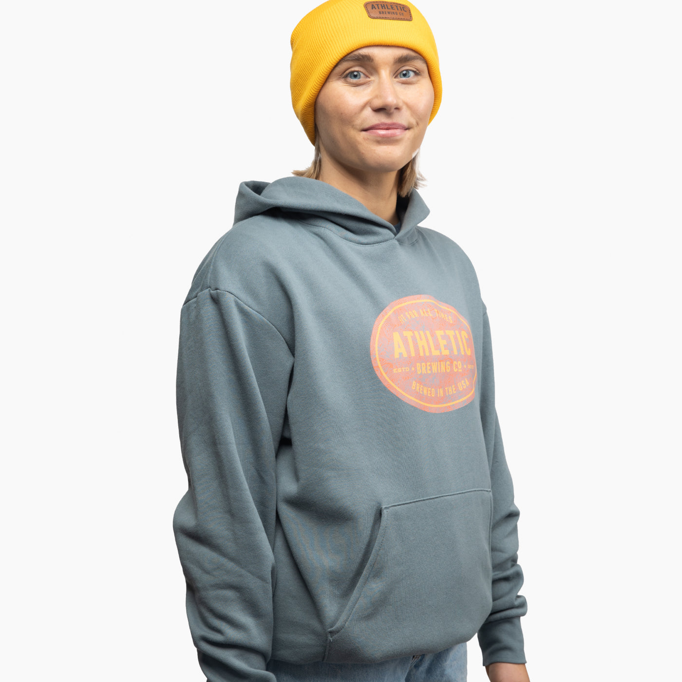 Stamp Hoodie - Blue Magic