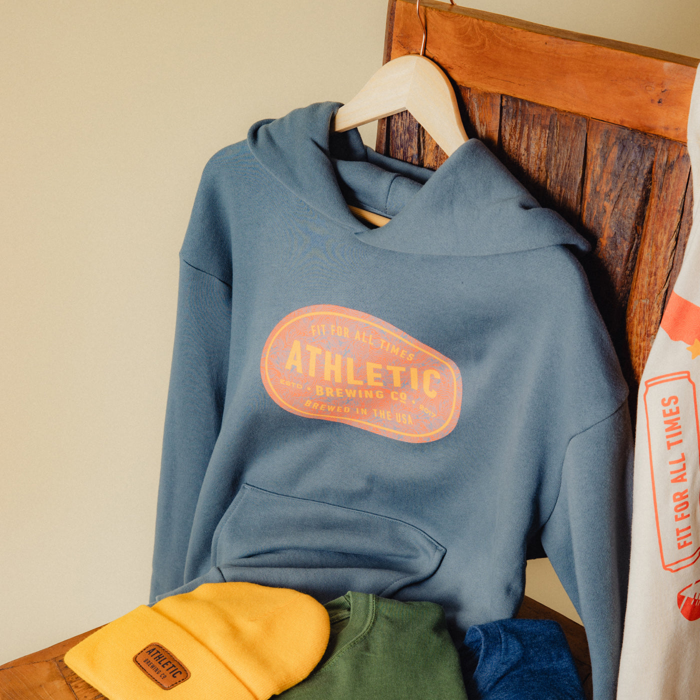Stamp Hoodie - Blue Magic