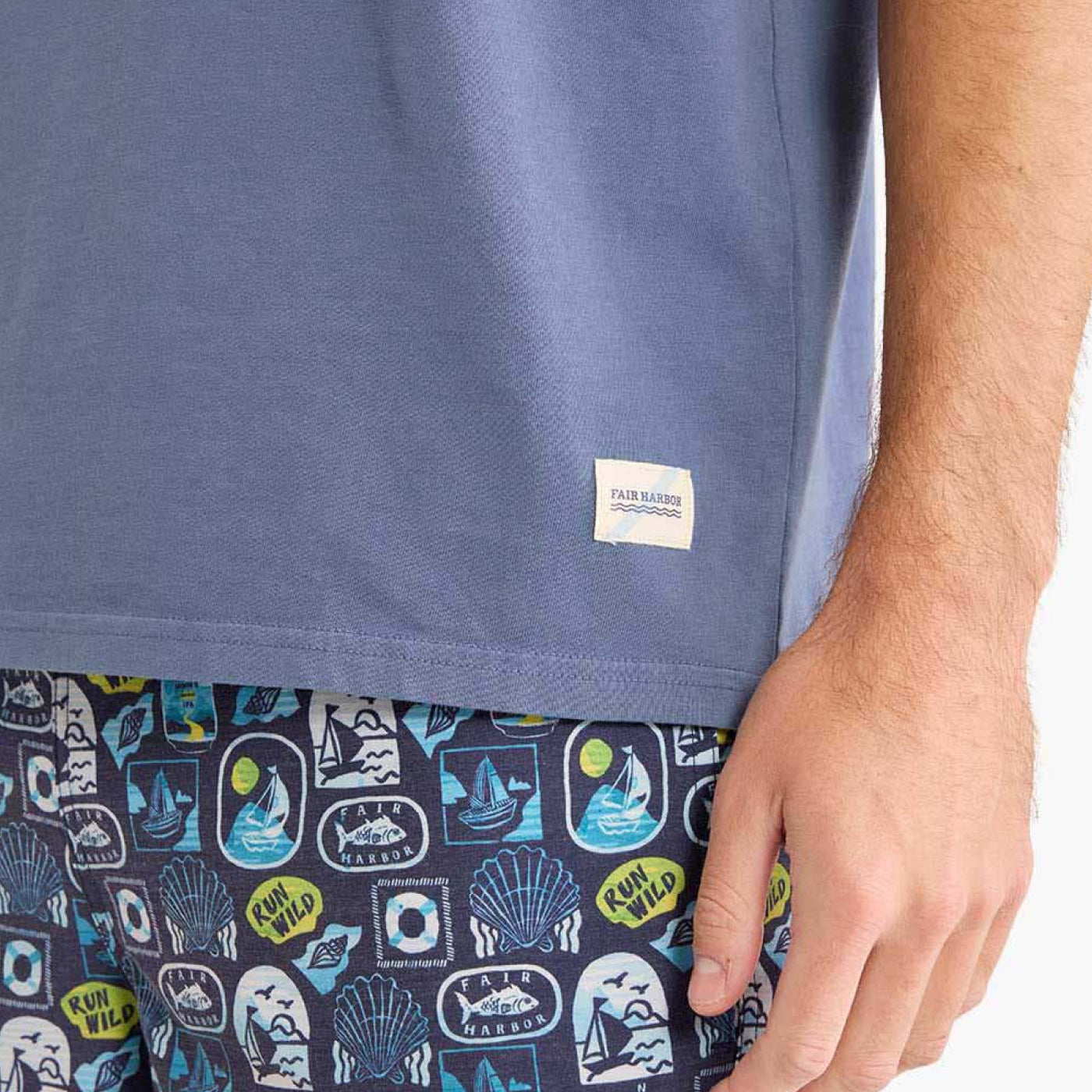 Athletic Brewing x Fair Harbor Salty Suds Tee