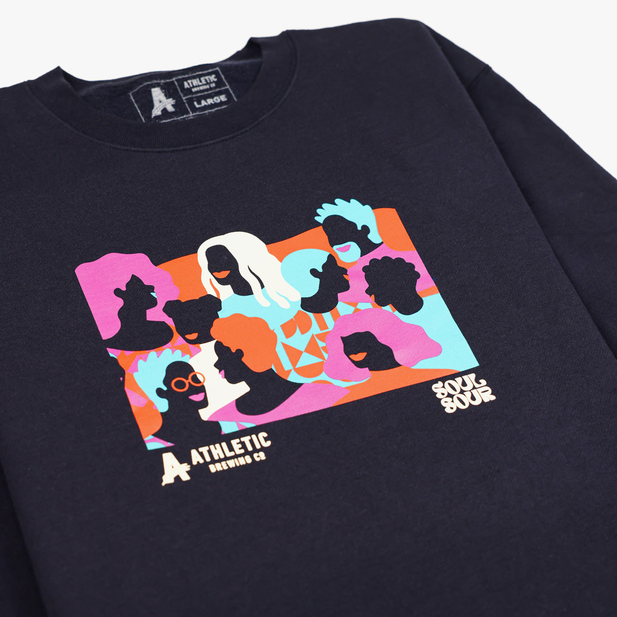 Soul Sour Midweight Navy Crewneck