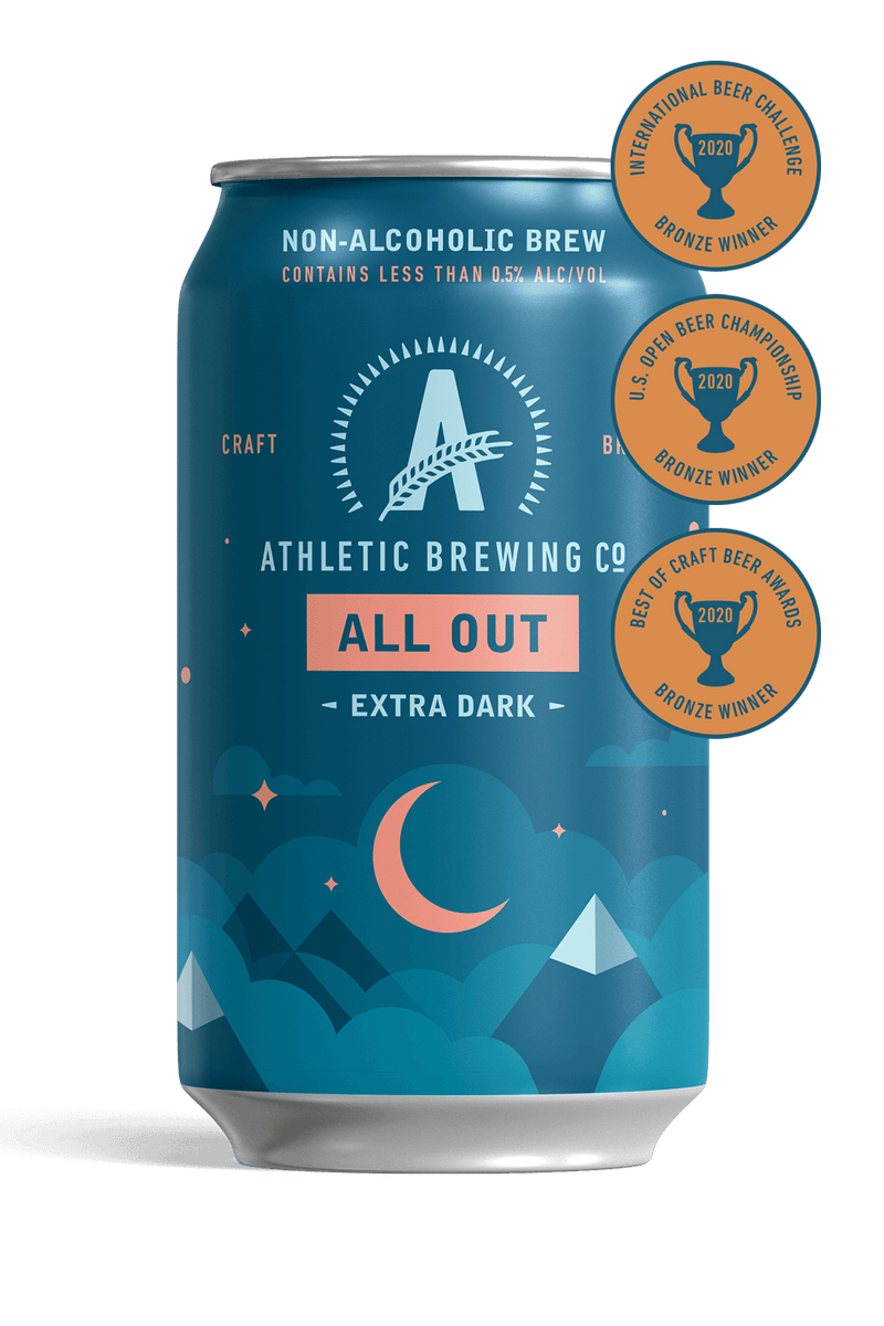 Athletic Brewing All Out Dark Non-Alcoholic Brew