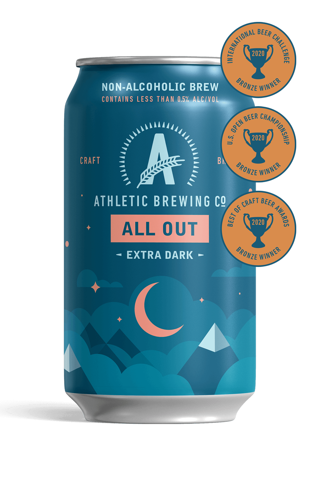 Athletic Brewing All Out Dark Non-Alcoholic Brew