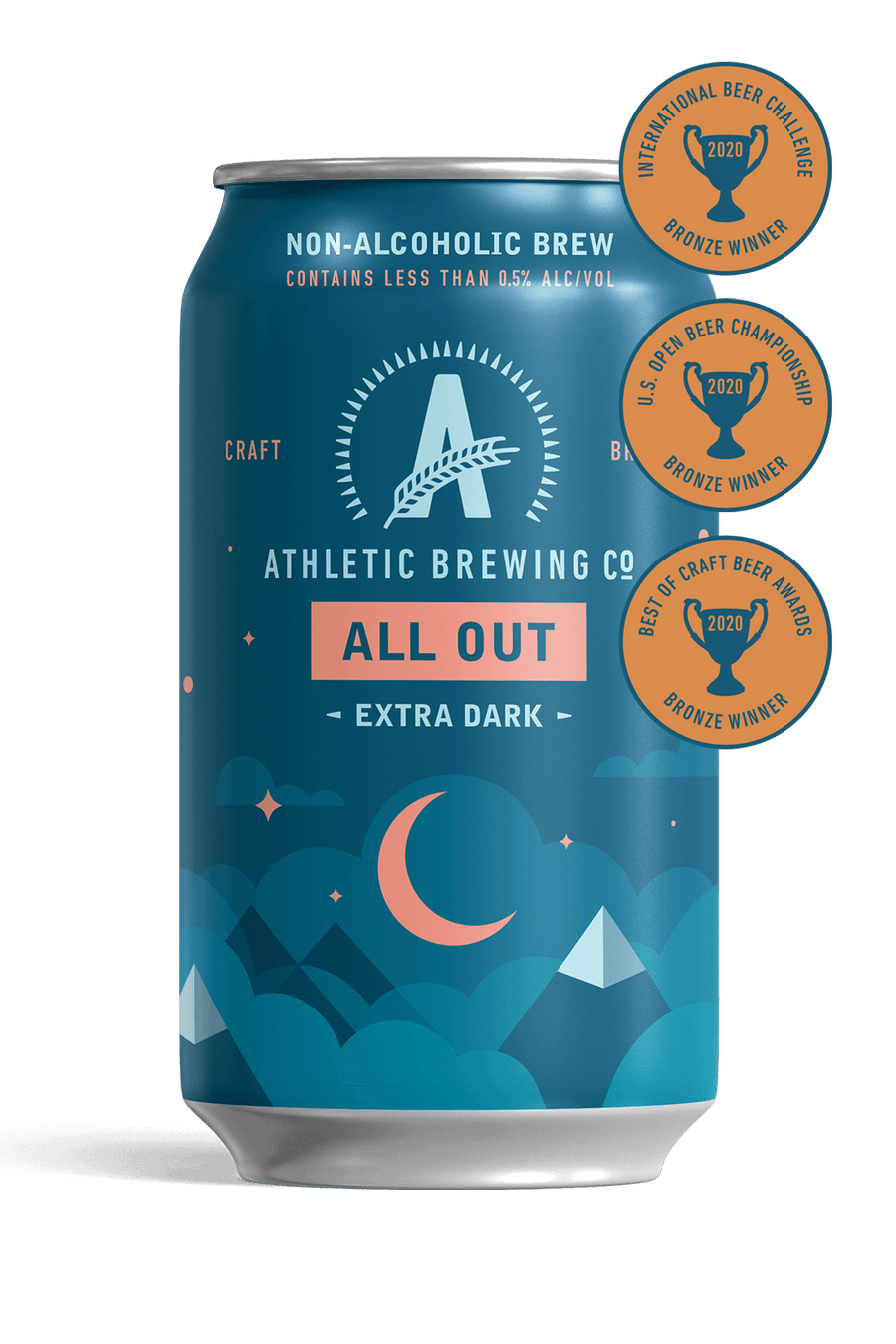 Athletic Brewing All Out Dark Non-Alcoholic Brew