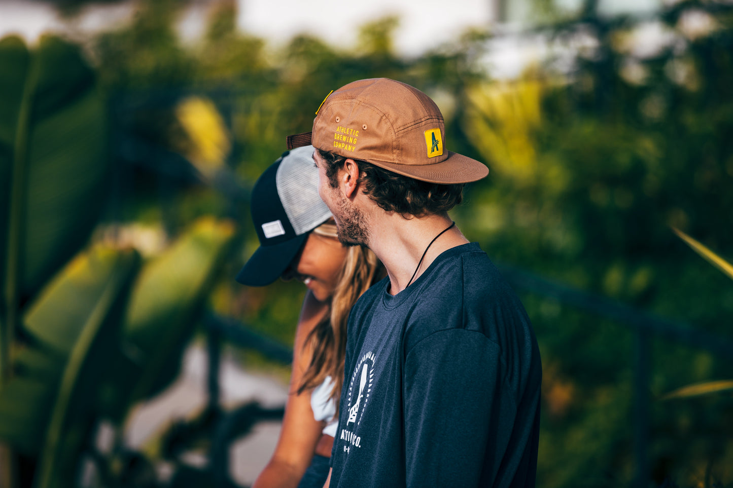 KHAKI- ATHLETIC X BIG TRUCK CAMPER HAT
