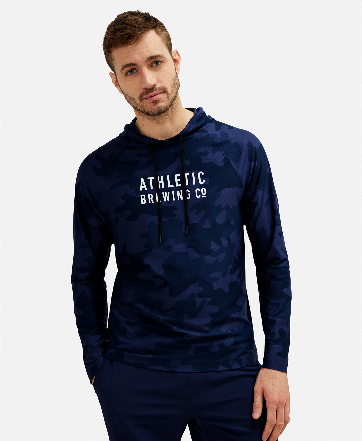 Men's Athletic Rhone Reign Camo Hoodie