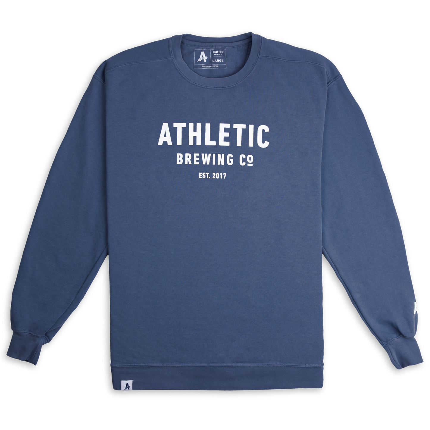 Athletic Brewing Co Crewneck Sweatshirt - Navy