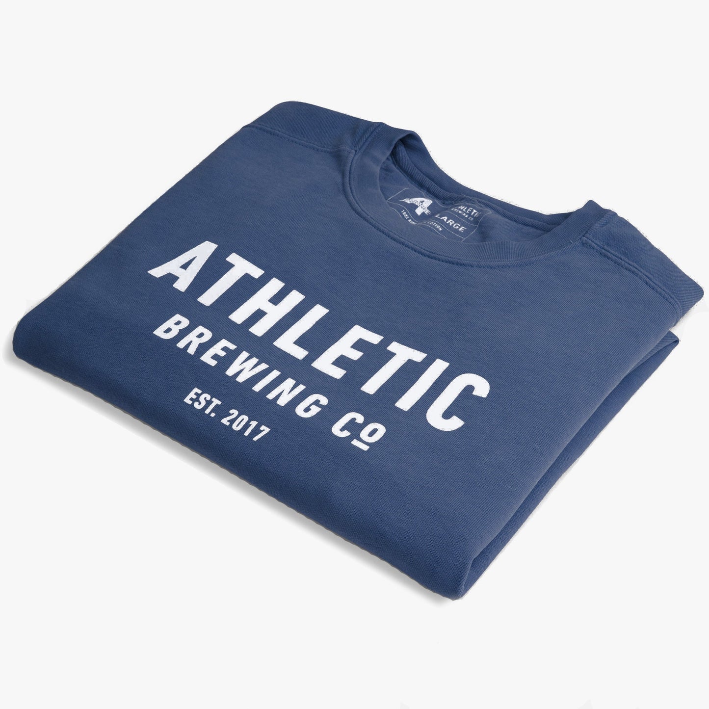 Athletic Brewing Co Crewneck Sweatshirt - Navy