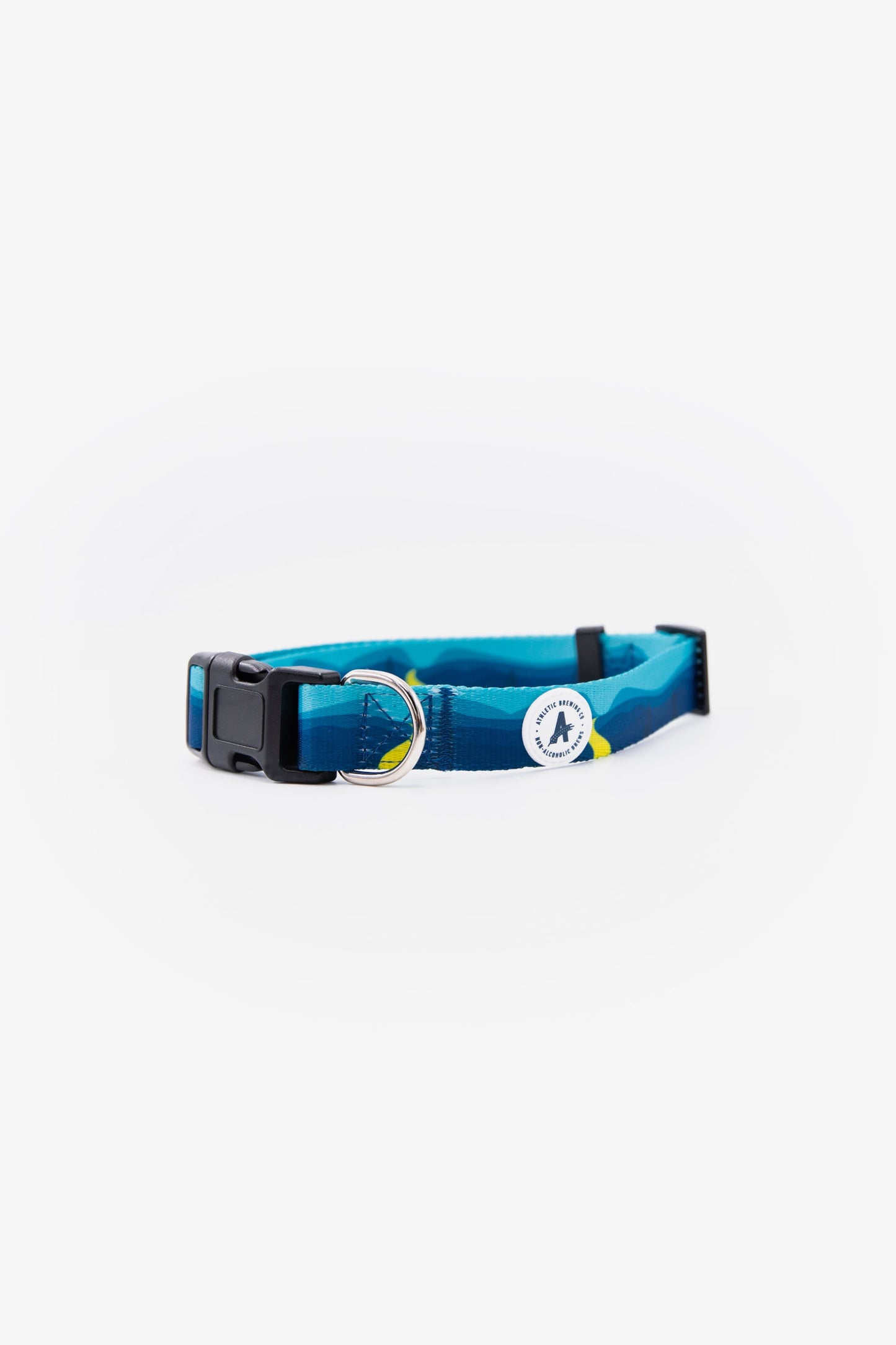 Athletic Brewing Nylon Dog Collar - Blue
