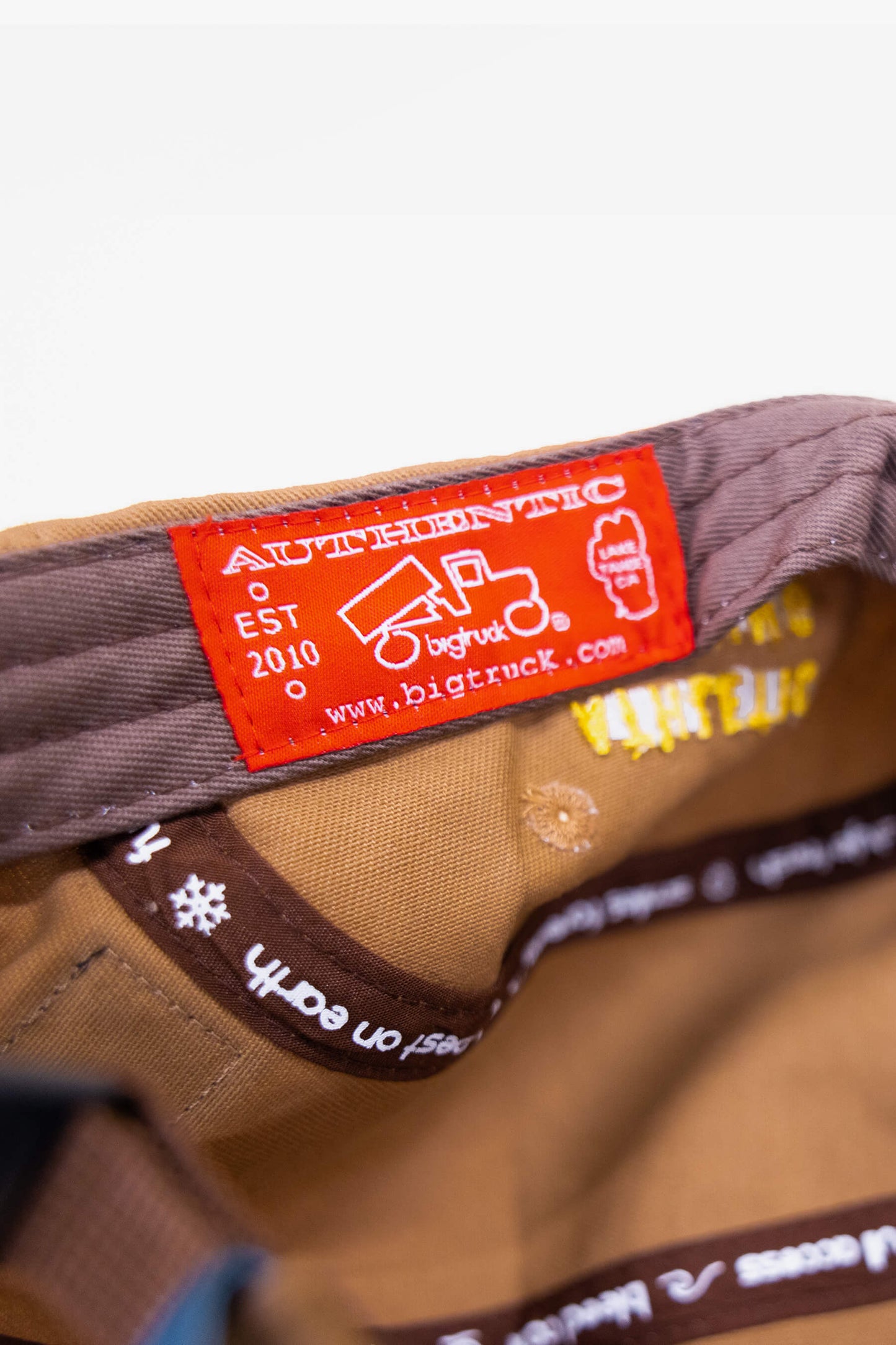 KHAKI- ATHLETIC X BIG TRUCK CAMPER HAT
