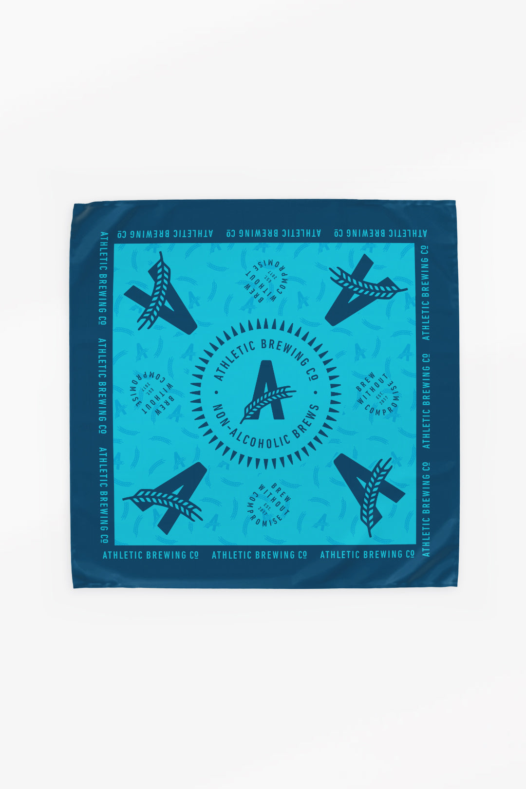 Athletic Brewing Bandana Full Blue